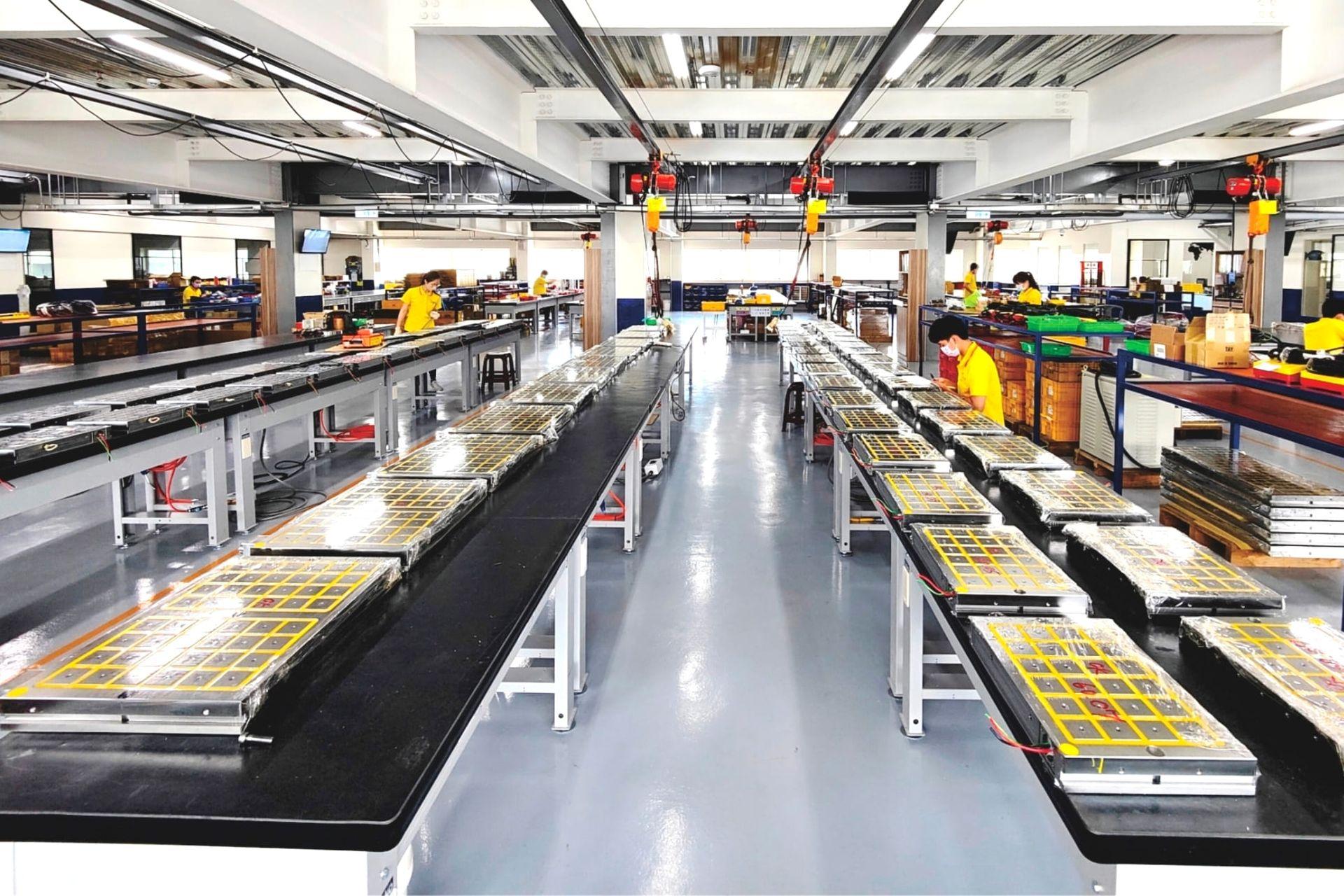 Attrezzature di lavorazione in uso