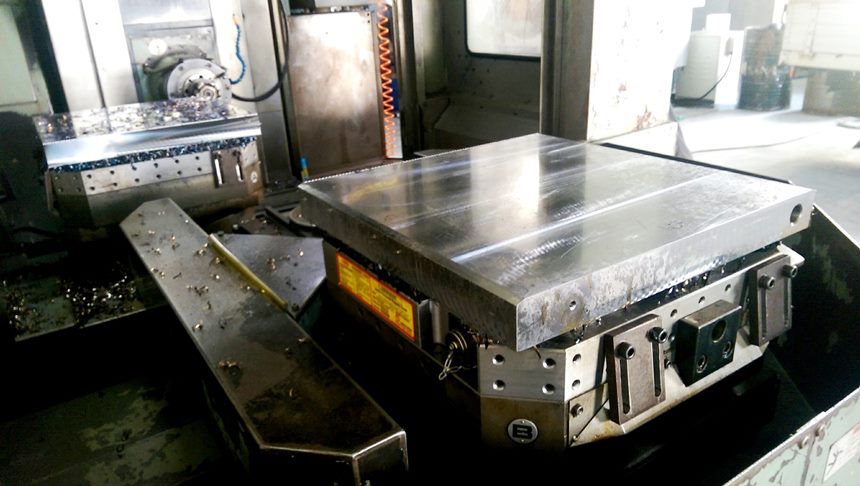 Attrezzatura magnetica nella lavorazione multi-pallet - Esempio 3