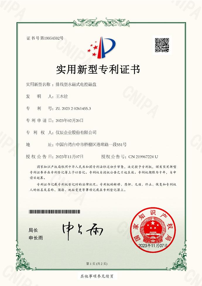 EEPG Series Patent China