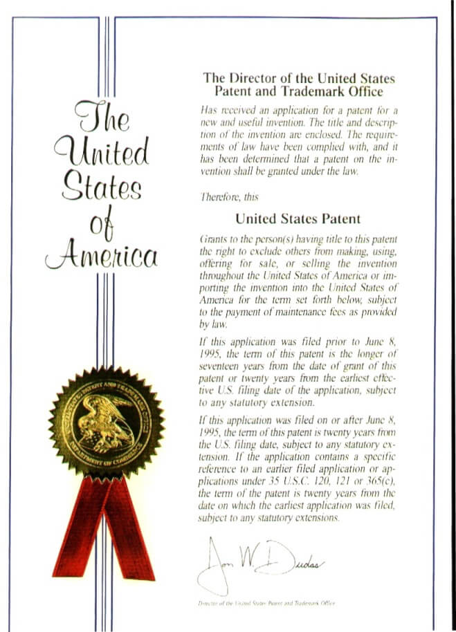 ECB Series Patent USA